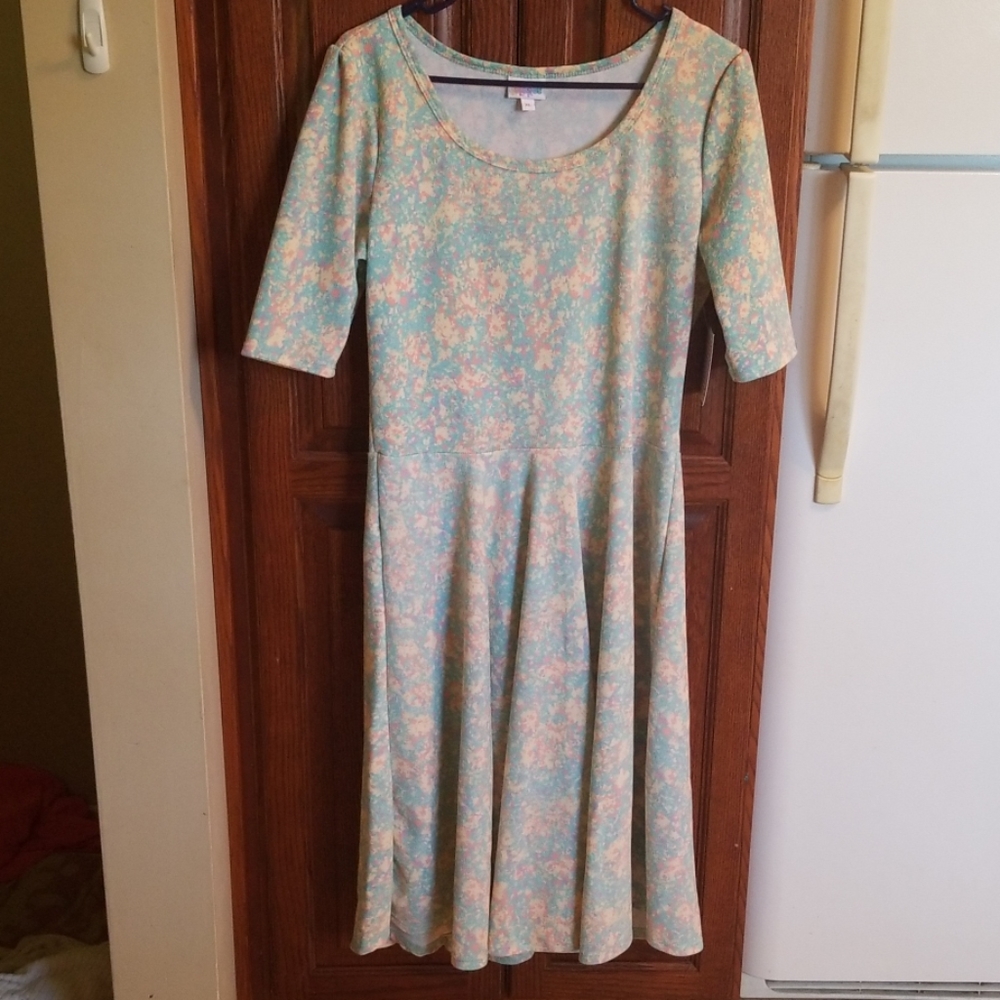⚡Gorgeous pastel Lularoe Nicole XL